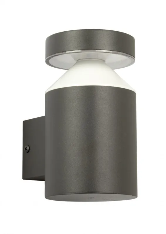 Ograniczona ilość Kinkiet zewnętrzny Delta 6W IP44 ciemny popiel DL-K100 Su-Ma