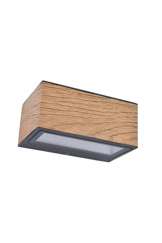 Kinkiet zewnętrzny Gemini antracyt LED zintegrowany 5189135118 - Lutec Rabat