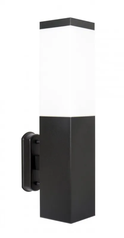 Kinkiet zewnętrzny Inox Kwadratowa 40W IP44 czarny SS802-A BL Su-Ma Niska cena
