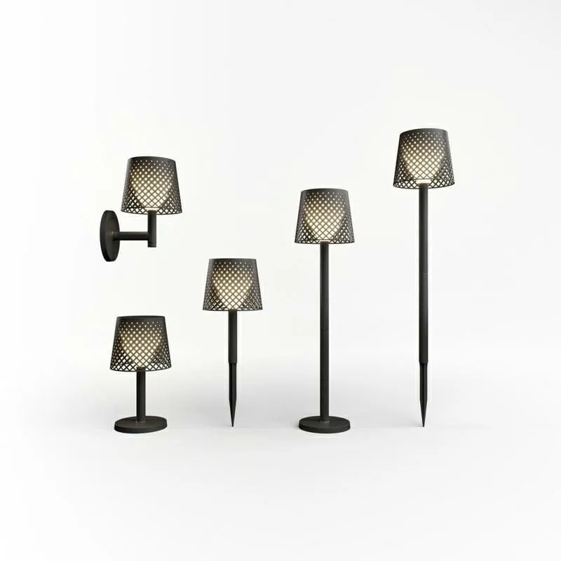 Lampa ogrodowa GRETA SOLAR NEGRO 5in1 czarna – New Garden Szybka wysyłka