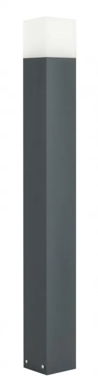 Hit cenowy Lampa ogrodowa stojąca Cube Max 20W IP44 ciemny popiel CB-MAX 1000 DG Su-Ma