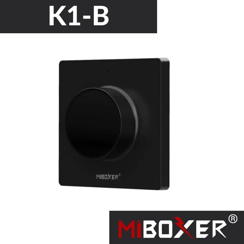 Super okazja Panel Mono/Cct Naścienny, Pokrętło, Czarny Cr2032 K1-B