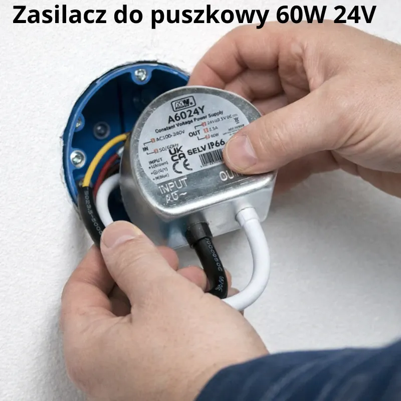 Zasilacz do puszkowy 60W 24V - A6024Y Do wyczerpania zapasów