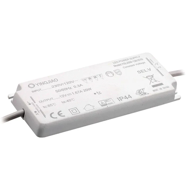 Wyprzedaż Zasilacz Stałonapięciowy Led Yingjiao Ysl20M 12V 1,66A 20W