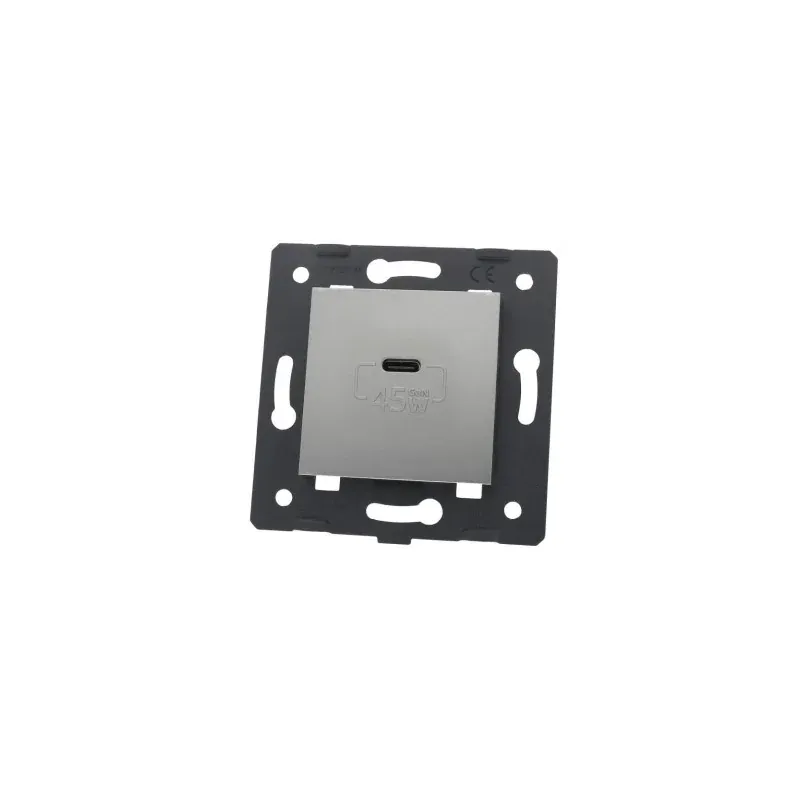 Wkład Ładowarki 45W Usb Srebrny - Wusb-Charger45W-64 Ostatnia szansa