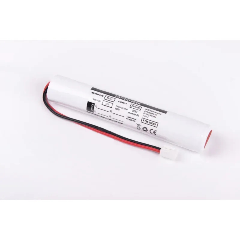 Wyprzedaż Pakiet Akumulatorów Nicd 3,6V 2500Mah Do Oprawy Vella Eco 250 3H / 96005