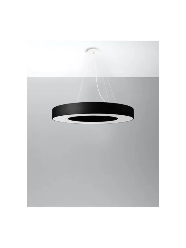 Żyrandol SATURNO SLIM 70 czarny Oferta czasowa