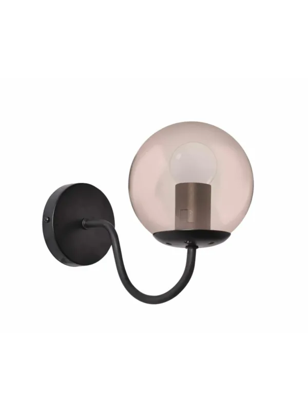 Hook kinkiet czarny LP-125/1W BK Ostatnia szansa