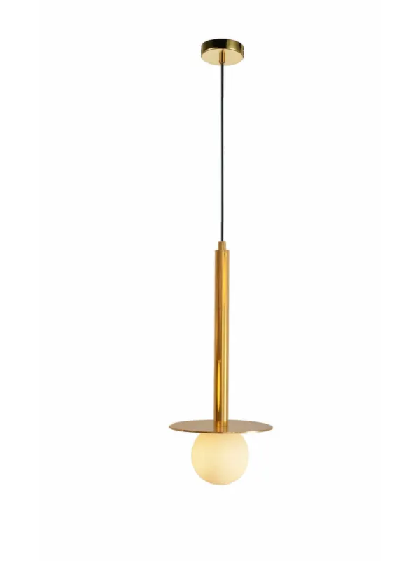 Bezpieczne zakupy Bolita mała lampa wisząca złota LP-048/1PS GD
