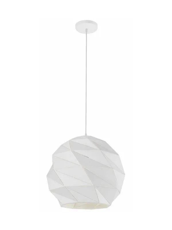 Reus lampa wisząca kula mała biała LP-8069/1P S WH Kup teraz