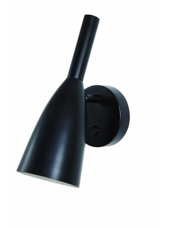 Wyjątkowa oferta Solin kinkiet czarny LP-181/1W BK