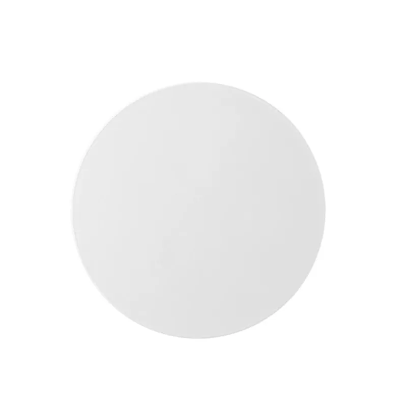 Biała lampa ścienna dekoracyjna, płaski klosz koło - kinkiet do sypialni, salonu LUNA NEW 6009 TK Lighting Najlepsza cena