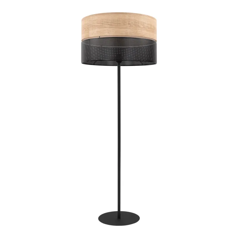 Wybór klientów Lampa podłogowa na okrągłej podstawie z dwukolorowym kloszem 1xE27 NICOL 5123 TK Lighting
