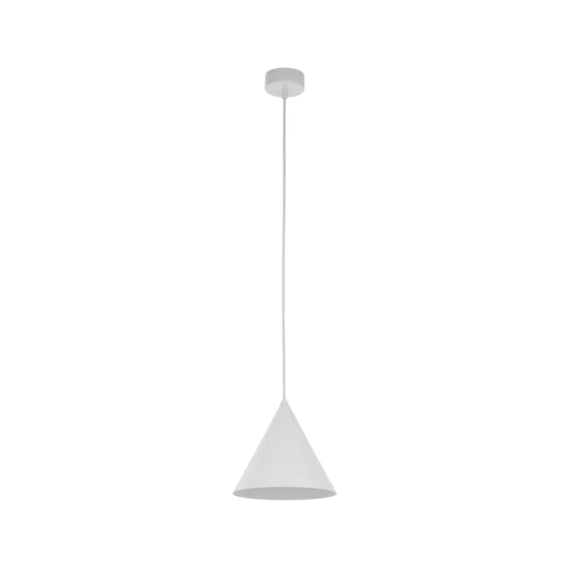 Zamów dziś Biała lampa wisząca do kuchni ⌀19cm z serii CONO subtelna elegancka 10007 TK Lighting