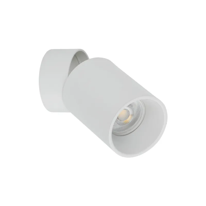 Najlepsza cena Biały kinkiet z ruchomym kloszem, lampa punktowa do sypialni 1xGU10 LOGAN 5373 TK Lighting
