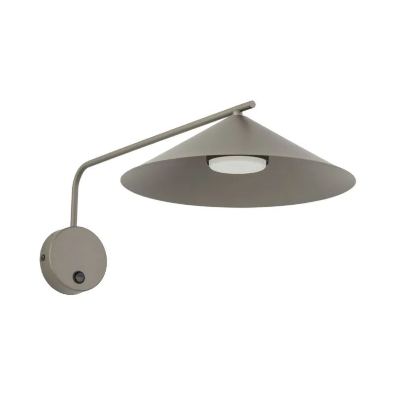 Bezpieczna płatność Brązowy kinkiet z włącznikiem, idealny do oświetlenia sypialni LUME M NEW BROWN 1xGX53 11268 TK Lighting