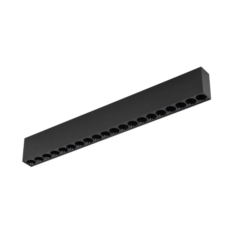 Wyprzedaż Czarna lampa sufitowa podłużna - do nowoczesnych wnętrz 40W LED ze zmienną barwą światła ARCO BLACK CCT 18167 TK Lighting