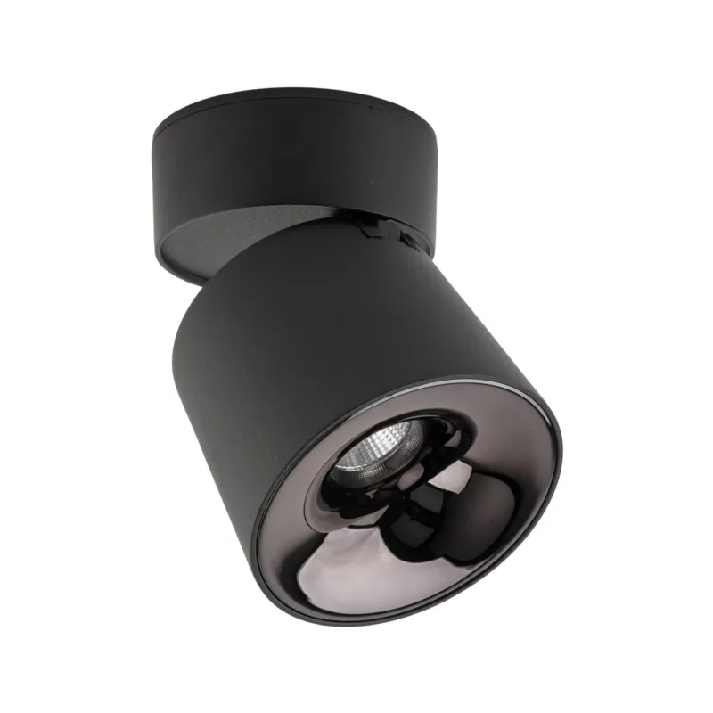 Czarna lampa sufitowa, spot - oświetlenie punktowe kuchni, przedpokoju 1x18W ze zmienną barwą światła KYOTO BLACK CCT 18156 TK Lighting Ostatnie sztuki
