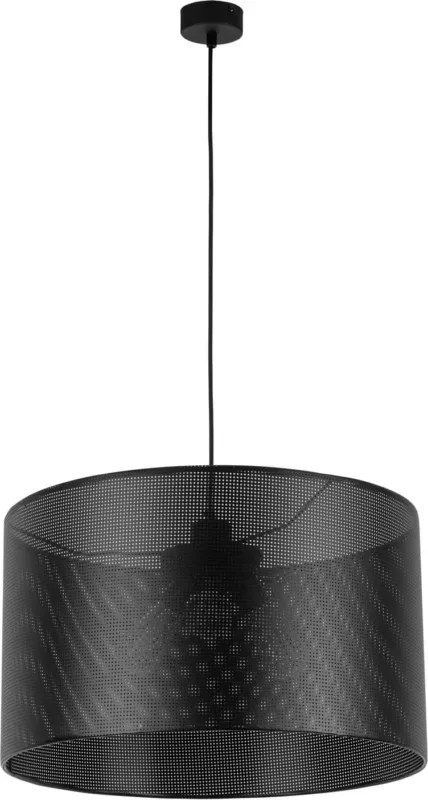 Czarna lampa wisząca w nowoczesnym stylu nad duży stół Ø50cm MORENO 3xE27 4990 TK Lighting Zniżka