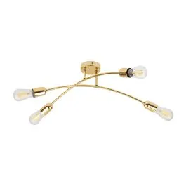 Dodaj do koszyka HELIX GOLD LAMPA SUFITOWA 4 PŁ