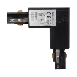 Rabat ŁĄCZNIK LAMPY TRACK LIGHT CZARNY 3-OBWODOWY TYP LD