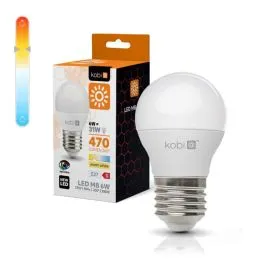 Wybór klientów Żarówka LED Kobi E27 6W 3000K 470LM KOBZAR1252