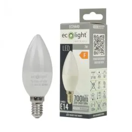 Popularny Żarówka LED Ecolight E14 7W 4000K 630LM EC79449