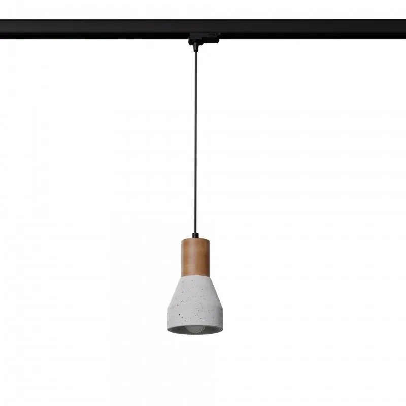 Super okazja Lampa wisząca QUBIC szara E27 B