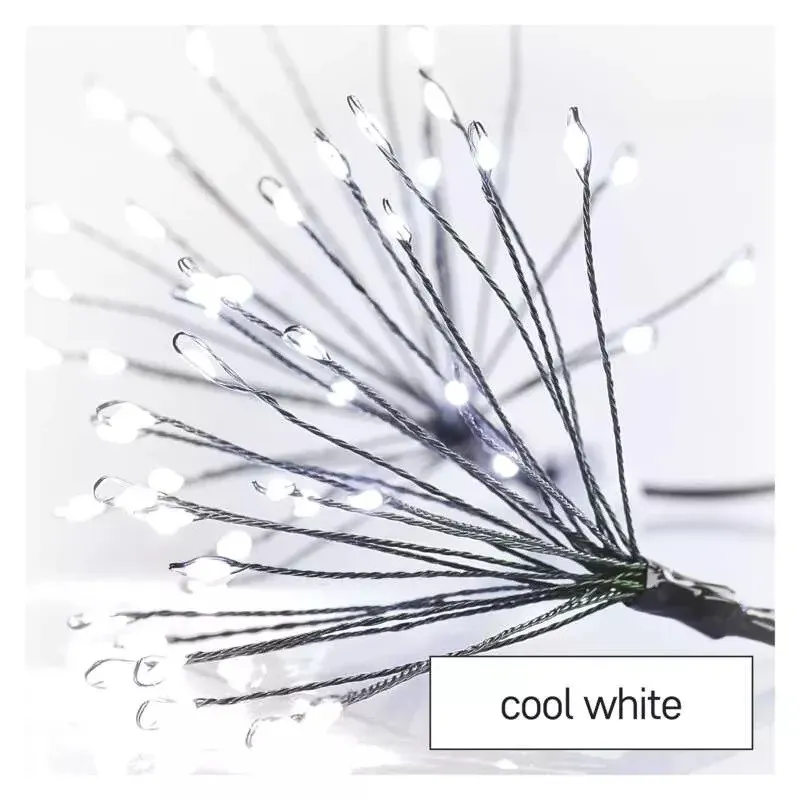 Oświetlenie świąteczne nano łezki frędzle zimne światło 5,2m 300LED D3AC09 EMOS Ostatnie sztuki
