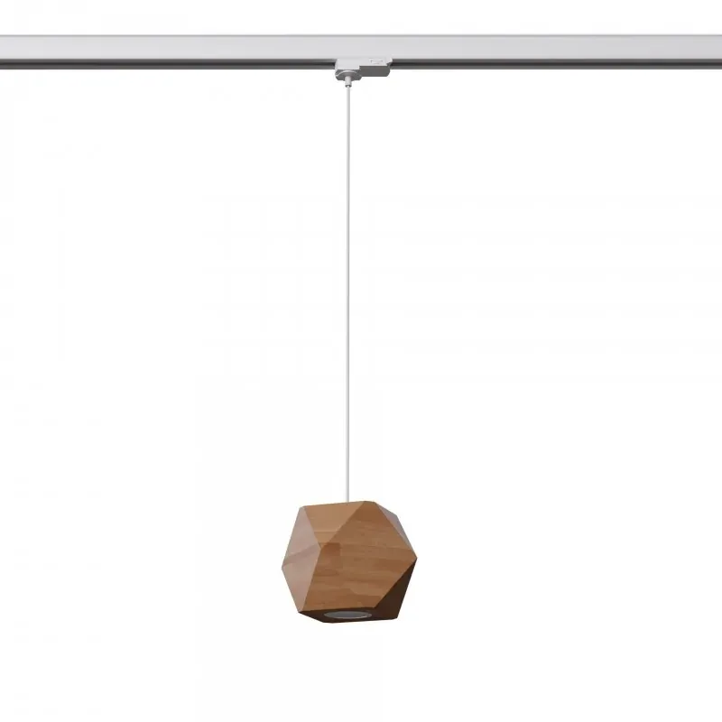 Ostatnia szansa Lampa wisząca WOODY naturalne drewno GU10 W