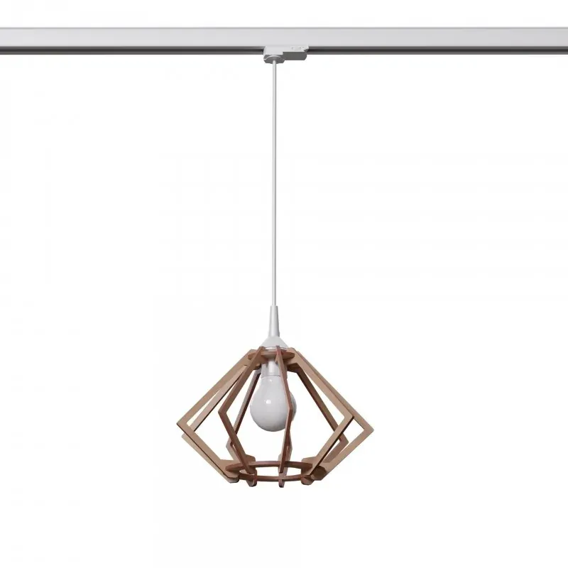 Lampa wisząca POMPELMO naturalne drewno E27 3000K 7,5W 620lm W Ostatnie sztuki