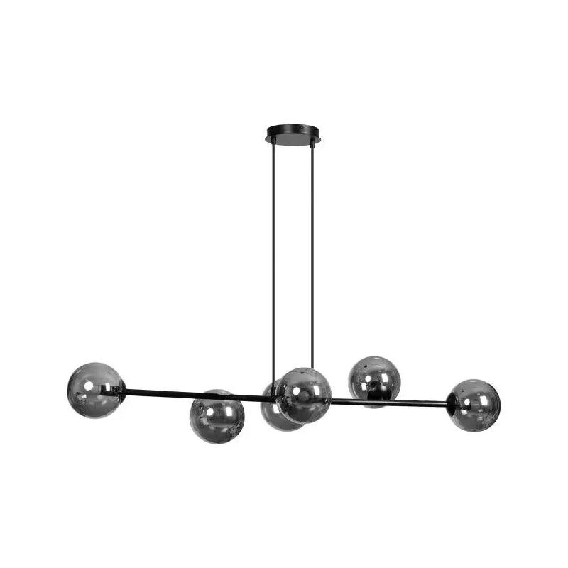 Lampa wisząca 6 szklanych kul E14 6x40W LETO AD-LD-6313B-GRE14SP ORNO Bestseller