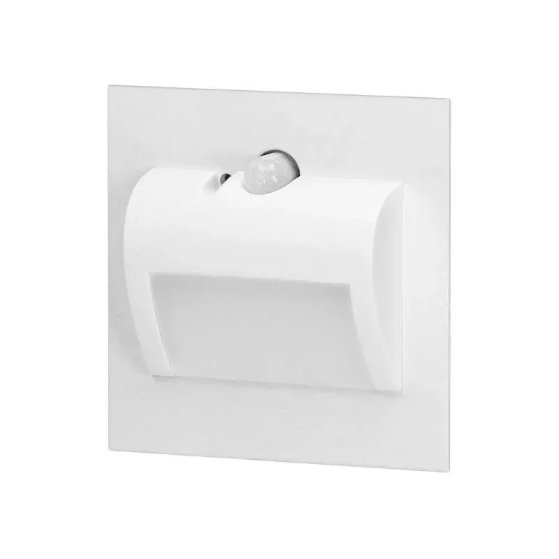 Lampa schodowa podtynkowa z czujnikiem ruchu i zmierzchu 12VDC 30lm 4000K LED 1,2W DRACO AD-OS-6164LR4/W ORNO Okazja