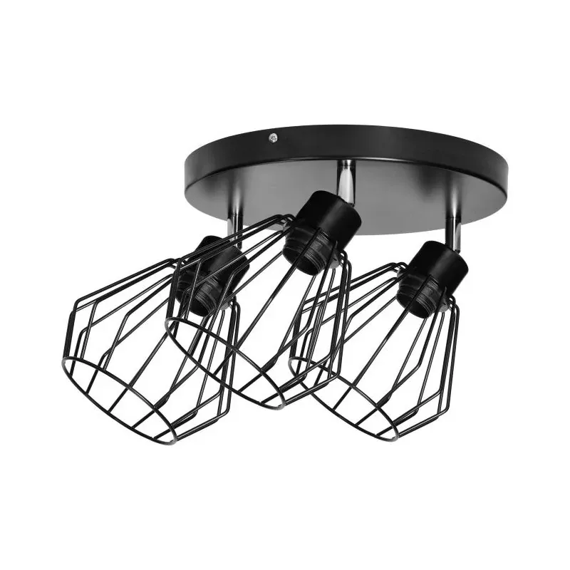 Lampa sufitowa okrągła ruchoma E27 3X60W PINO AD-LD-6370BE27M ORNO Bezpieczne zakupy