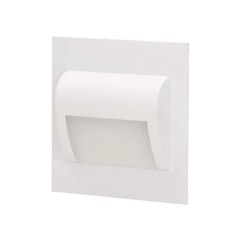 Biała oprawa podtynkowa schodowa LED 1,2W 12V DC 6000K DRACO OR-OS-1529L6/W ORNO Wyprzedaż
