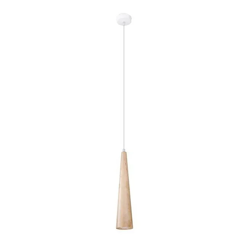 Nie przegap Drewniana lampa wisząca Sula 1 SL.1100 Sollux lighting