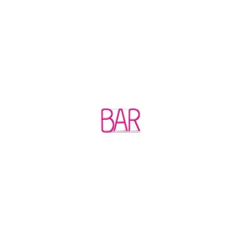 Neon LED napis BAR różowy RTV100301 Forever Light Bezpieczne zakupy