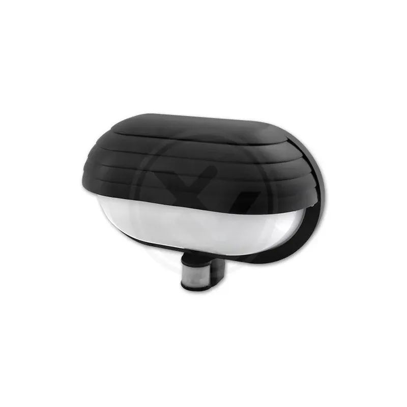 Czarny kinkiet elewacyjny E27 Froda z czujnikiem ruchu PIR 3294 LVT Kup online
