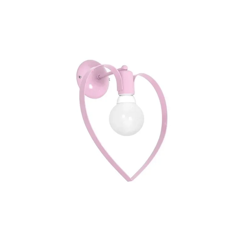 Taniej MLP9952 Kinkiet serce do pokoju dziecka pudrowy róż AMORE PINK E27 EKO-LIGHT