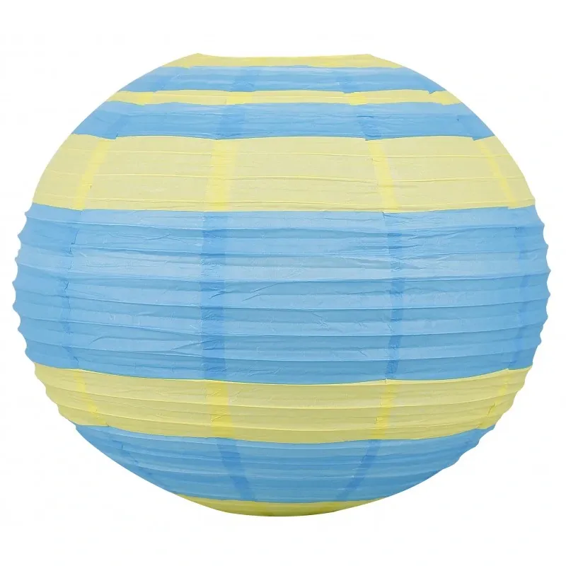 ABAŻUR PAPIEROWY-KOKON 50 NIEBIESKO-ZIELONY Szybka dostawa