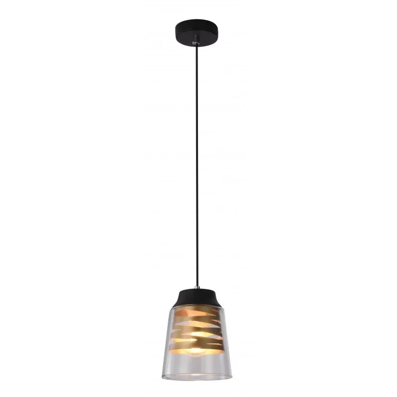 Zamów dziś FRESNO LAMPA WISZĄCA CZARNY 1X60W E27 KLOSZ BEZBARWNY