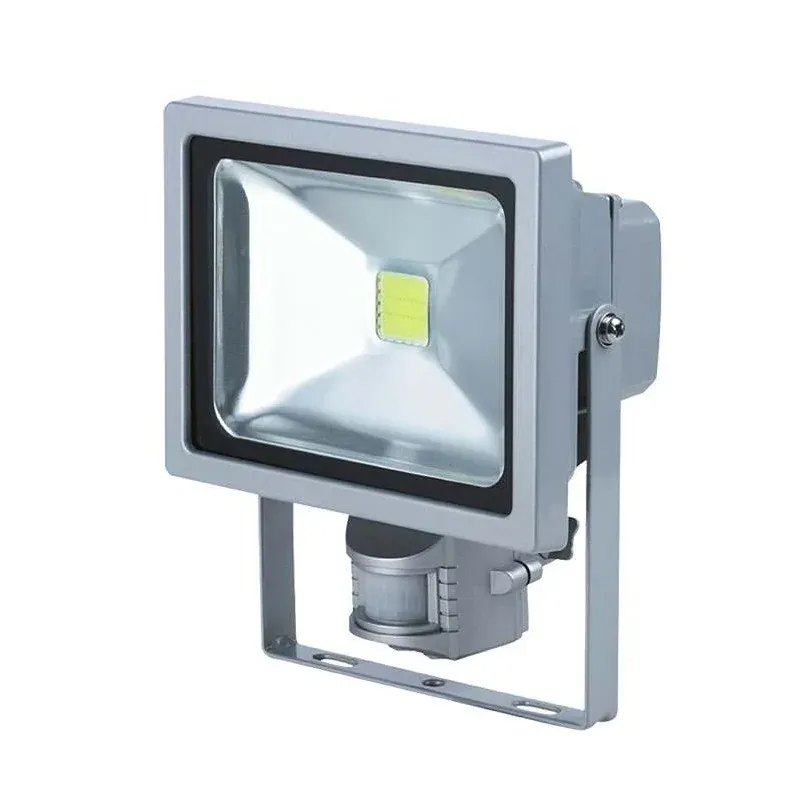 Nowy Naświetlacz LED 30W z czujnikiem ruchu i zmierzchu srebrny OH-30CZ Rum-Lux