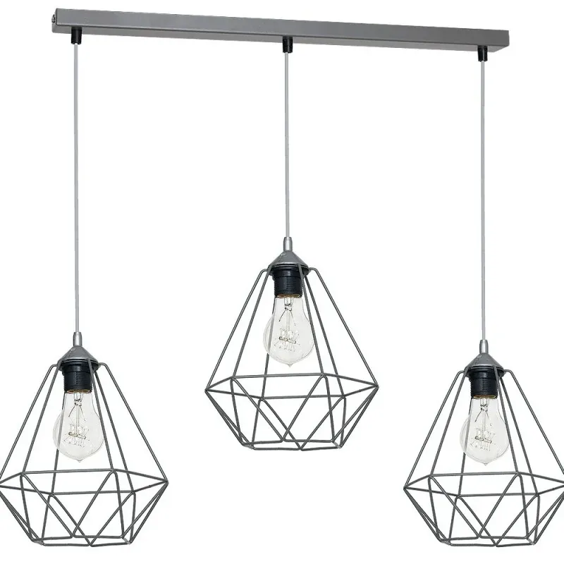 Oferta czasowa Lampa wisząca BASKET GRAY 3xE27