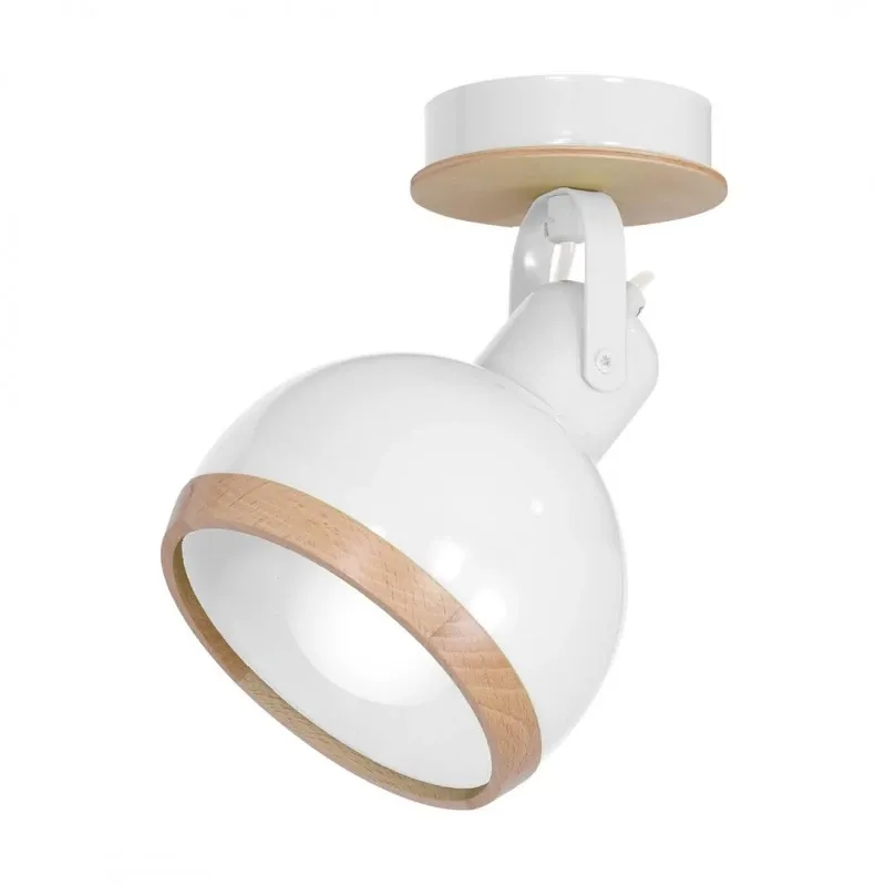 Ostatnie sztuki Kinkiet OVAL WHITE 1xE27