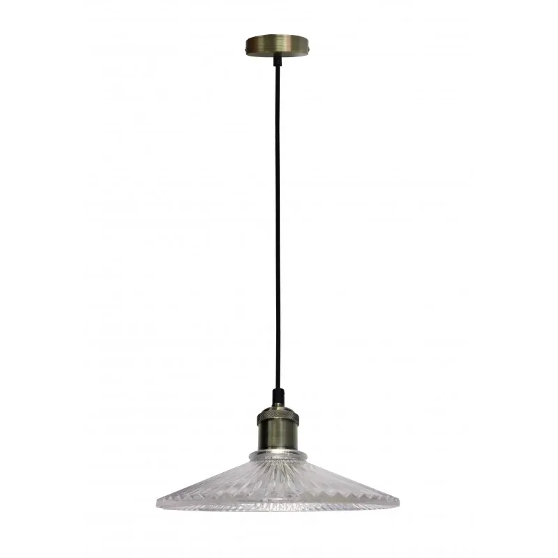 LAMPA WISZĽCA CHESTER 210mm 1 BEZBARWNY PATYNA Dostępne od ręki