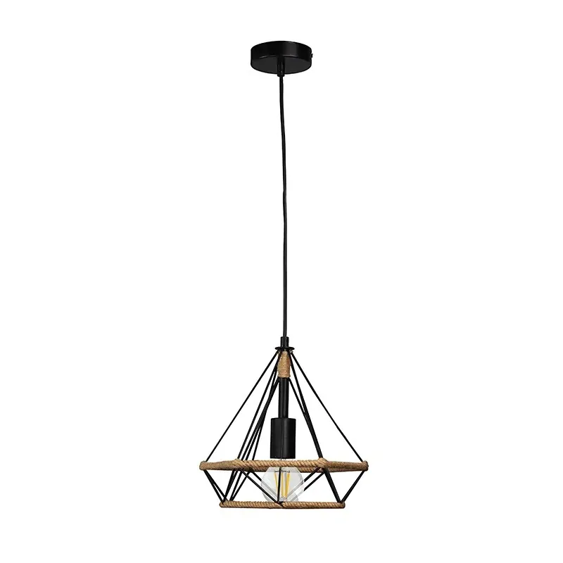 Okazja Lampa wisząca sufitowa w industrialnym stylu E27 Il Mio Rope Broxton 314529 POLUX