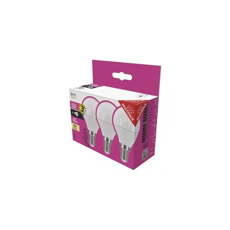 Dodaj do koszyka Żarówka LED Classic mini globe 6W E14 ciepła biel 3PK EMOS - 1525731211