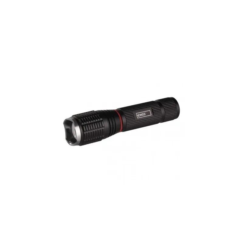 Latarka metalowa LED 5W + 3W COB, 230 lm 3× AAA z zoomem EMOS - 1440813170 Oferta limitowana