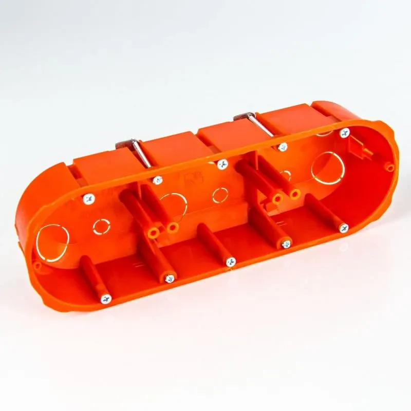Puszka montażowa potrójna podtynkowa do ścian pustych 3x60 mm PK-3x60 ELEKTRO-PLAST Nowy