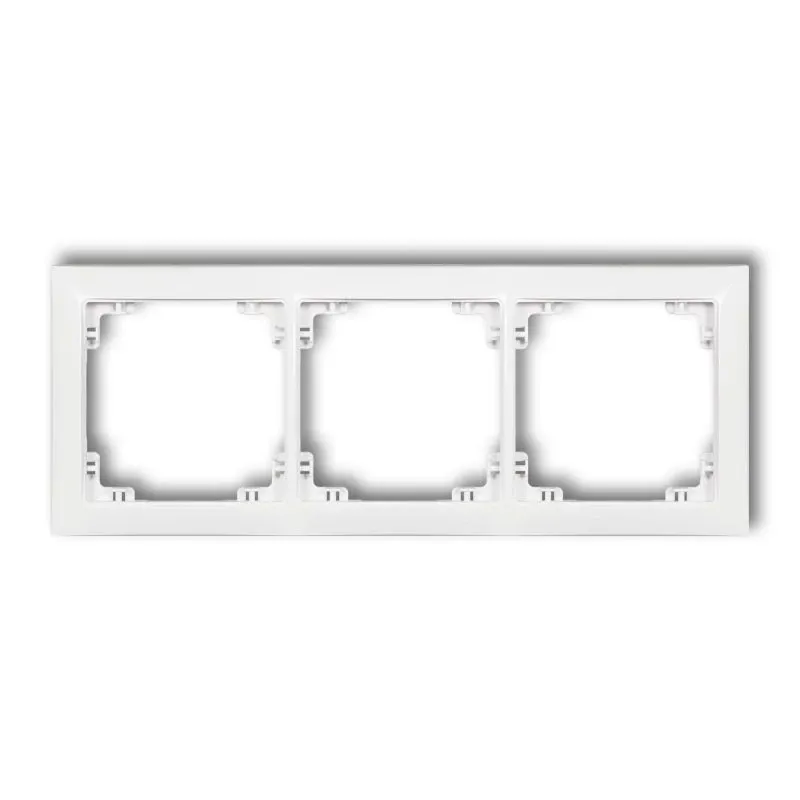 Potrójna biała ramka DRSO-3 DECO SOFT KARLIK Wybór klientów